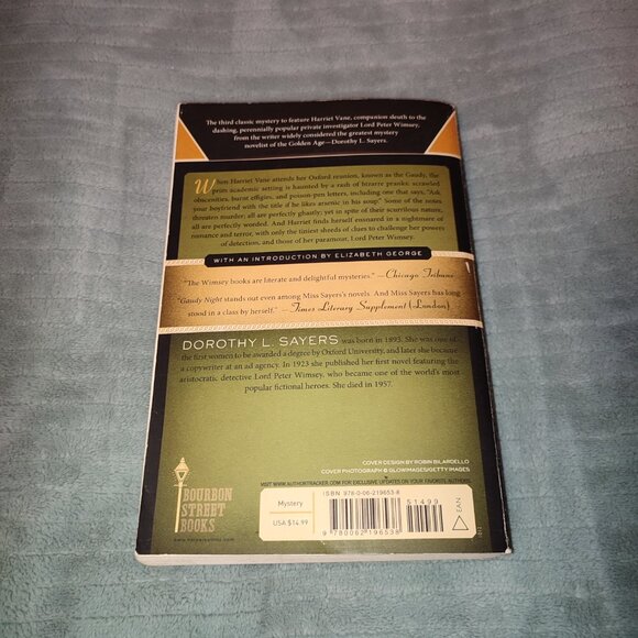 Book Gaudy Night Golden Age Mystery Dorothy L Sayers Sleuth Oxford British 1920s - Picture 2 of 10